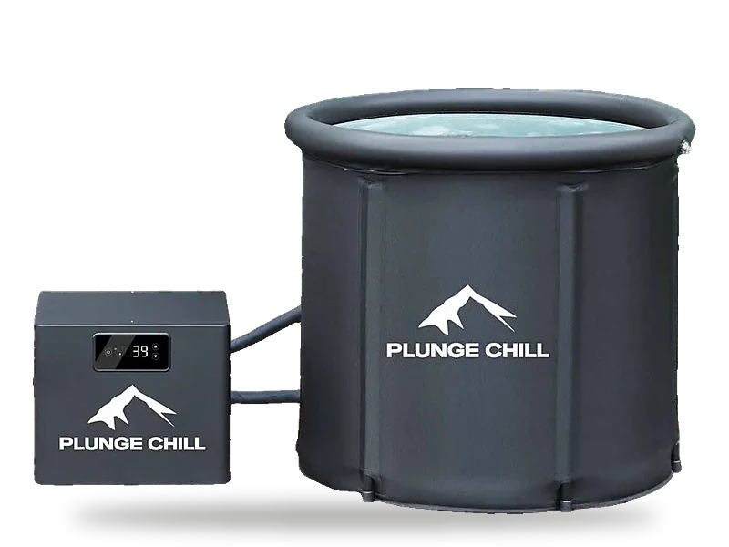 Plunge Chill Pod upright cold plunge tub with 1/3 HP chiller