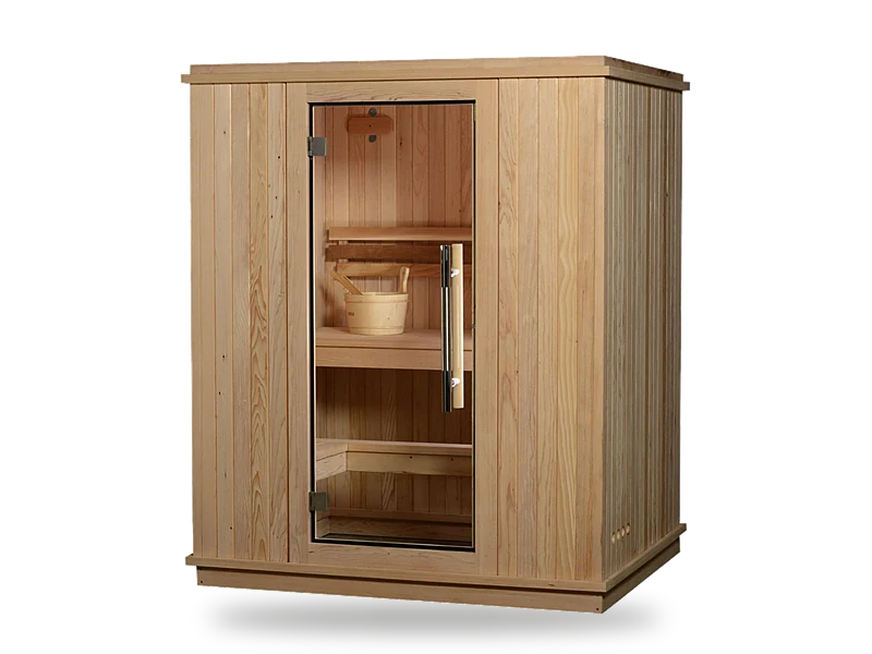 Almost Heaven Madison 2–3 person indoor cedar cabin sauna with glass door